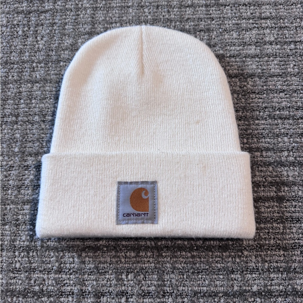 Carhartt Cream Knit Beanie